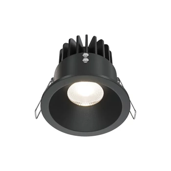 Maytoni ZOOM beépíthető szpotlámpa fém, fekete, LED, 4000K, 12W, 970lm - DL034-L12W4K-B