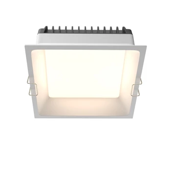 Maytoni OKNO fürdőszobai beépíthető szpot lámpa fém, műanyag, fehér, LED, 3000K-6000K, 18W, 1420lm, IP44 - DL056-18W3-4-6K-W