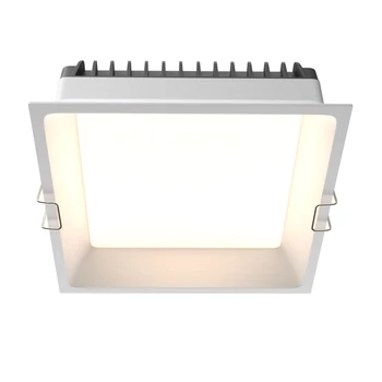 Maytoni OKNO fürdőszobai beépíthető szpot lámpa fém, műanyag, fehér, LED, 3000K-6000K, 24W, 1730lm, IP44 - DL056-24W3-4-6K-W