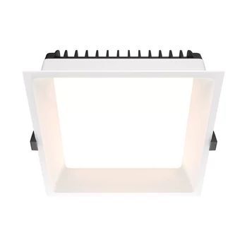 Maytoni OKNO fürdőszobai beépíthető szpot lámpa fém, fehér, LED, 3000K, 24W, 1800lm, IP44 - DL056-24W3K-W