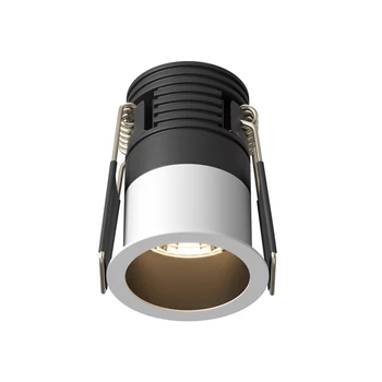 Maytoni MINOR beépíthető szpot lámpa fém, fehér, fekete, LED, 3000K, 5W, 230lm - DL089-5W3K-BW