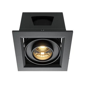 Maytoni METAL beépíthető szpot lámpa fém, fekete, LED, 3000K, 10W, 650lm - DL093-01-10W3K-B