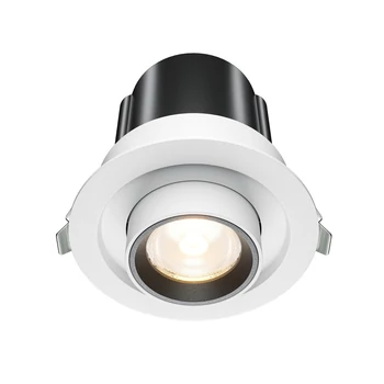 Maytoni HIDDEN beépíthető szpot lámpa fém, műanyag, fehér, LED, 3000K, 10W, 780lm - DL095-01-10W3K-W