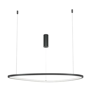 Maytoni Glint függeszték fém, fekete, LED, 3000K, 36W, 1700lm - MOD072PL-L36B3K1