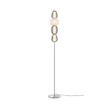 Maytoni PATTERN állólámpa fém, üveg, króm, fehér, LED, 3000K, 32W, 4500lm - MOD267FL-L32CH3K