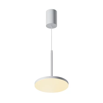 Maytoni PLATO függeszték fém, műanyag, fehér, LED, 3000K, 12W, 790lm - P076PL-L12W3K-W