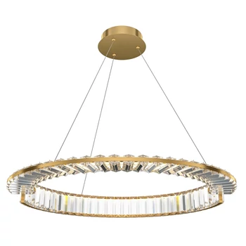 Maytoni KRONE függeszték fém, kristály, arany, LED, 4000K, 36W, 2400lm - P097PL-L36G4K