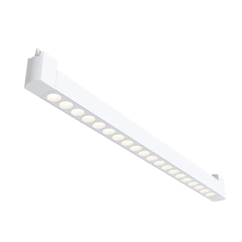 Maytoni POINTS lámpafej 1-fázisú sínrendszerhez fém, műanyag, fehér, LED, 3000K, 20W, 1500lm - TR010-1-20W3K-M-W