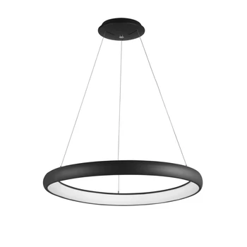 NovaLuce ALBI függeszték fém, műanyag, fekete, fehér, LED, 80W, 3000K, 4000Lm - 8105604-D