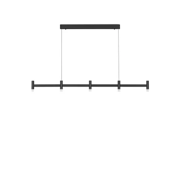 NovaLuce POETIC függeszték fém, műanyag, fekete, fehér, LED, 21W, 3000K, 1600Lm - 9002096