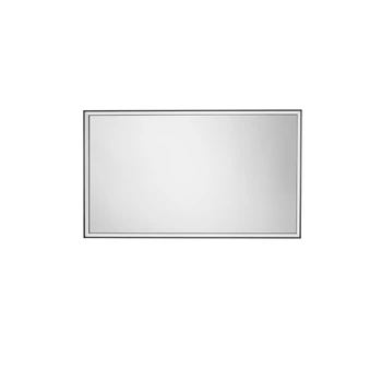 NovaLuce AMBOR tükör fém, üveg, fekete, LED, 48W, 1648lm, 4000K, IP44 - NL-9006022