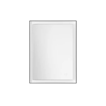 NovaLuce URAL tükör fém, üveg, fekete, LED, 29W, 734lm, 3000K, IP44 - NL-9006037