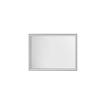 NovaLuce AMBOR tükör fém, üveg, fekete, LED, 37W, 1423lm, 3000K, IP44 - NL-9006040