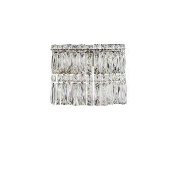 NovaLuce NUVIA fali lámpa fém, kristály, króm, áttetsző, LED, 12W, 3500K, 840 Lm - NL-9019779