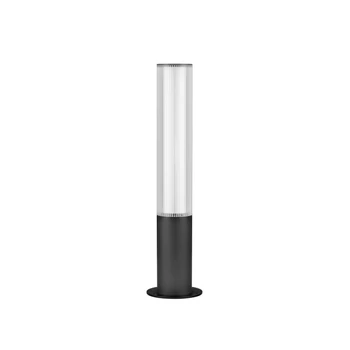 NovaLuce IMAN kültéri állólámpa fém, akril, fekete, áttetsző, LED, 18W, 2054lm, 3000K, IP65 - NL-9030106