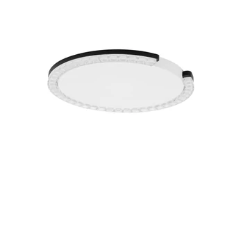 NovaLuce GREAMY mennyezet lámpa fém, akril, fekete, fehér, LED, 21W, 3000K, 1365 Lm - NL-9030962