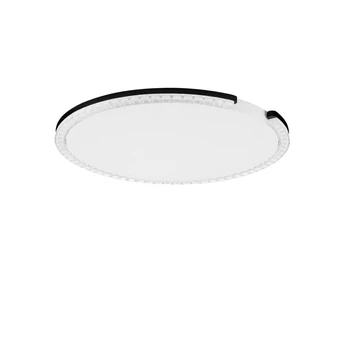 NovaLuce GREAMY mennyezet lámpa fém, akril, fekete, fehér, LED, 30W, 3000K, 1950 Lm - NL-9030965