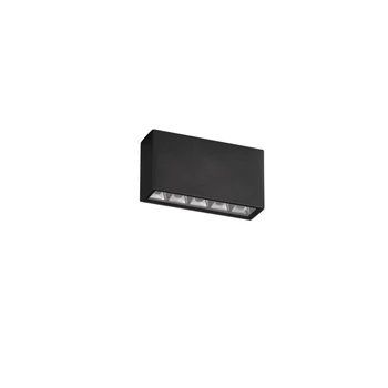 NovaLuce JAX kültéri mennyezet lámpa fém, üveg, antracit, LED, 7W, 560lm, 3000K, IP65 - NL-9050703