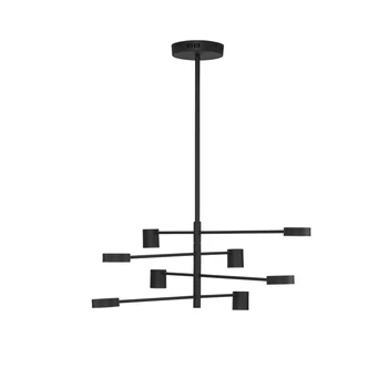 NovaLuce NORDIK függeszték fém, fekete, LED, 3000K, 40W, 690lm - NL-9080122