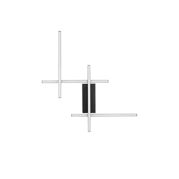 NovaLuce APECHO fali lámpa fém, fekete, LED, 28W, 1055lm, 3200K - NL-9081811