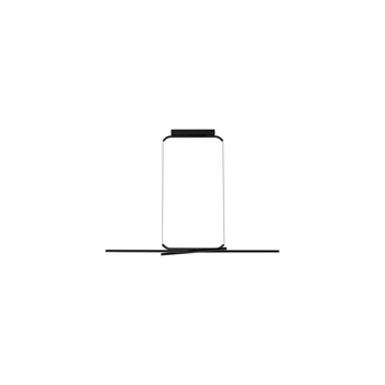 NovaLuce AKRO függeszték fém, fekete, LED, 41W, 2253lm, 2700K-3000K-4000K - NL-9088119