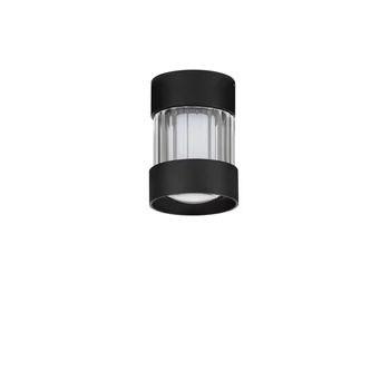 NovaLuce GLOVIA mennyezet lámpa fém, üveg, fekete, áttetsző, LED, 14W, 2700-3000K, 913 Lm - NL-9088202
