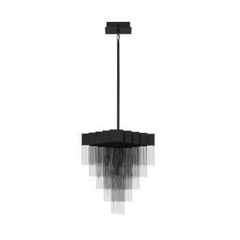 NovaLuce REVΙΑ függeszték fém, fekete, LED, 28W, 3000K, 1092 Lm - NL-9186992
