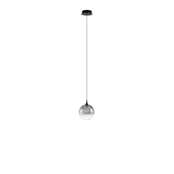 NovaLuce ORENDA függeszték fém, üveg, fekete, füstszín, LED, 5W, 225lm, 3000K - NL-9416957
