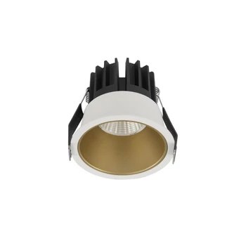 NovaLuce LUELA beépíthető szpotlámpa fém, fehér, arany, LED, 2700K, 13W, 1170lm - 9580642