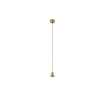 NovaLuce IRMOS függeszték fém, arany, LED, 5W, 371lm, 3000K - NL-9695154