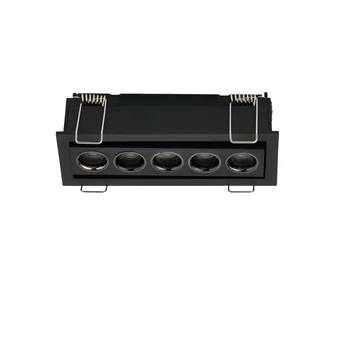 NovaLuce CANON beépíthető szpotlámpa fém, fekete, LED, 8W, 3000K, 401 Lm - NL-9695188