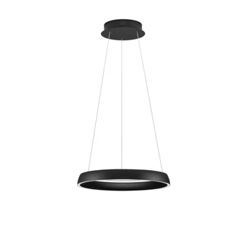 NovaLuce OVIA függeszték fém, szilikon, fekete, LED, 48W, 27000-4000K, 1841 Lm - NL-9695702