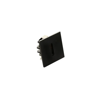 NovaLuce ATRIUM beépíthető szpotlámpa fém, fekete, LED, 3W, 2700K, 33 Lm - NL-9844042