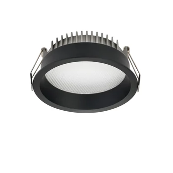NovaLuce FATI beépíthető szpotlámpa fém, fekete, LED, 14W, 3000K, 1212 Lm - NL-9844064