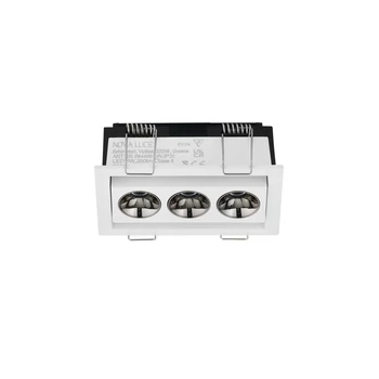 NovaLuce GONO beépíthető szpotlámpa fém, fehér, LED, 6W, 3000K, 292 Lm - NL-9844091