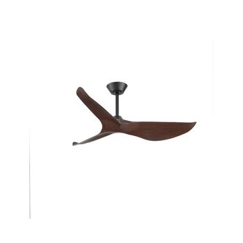 NovaLuce VENTRA ventilátor fém, műanyag, fekete, barna - NL-9952392
