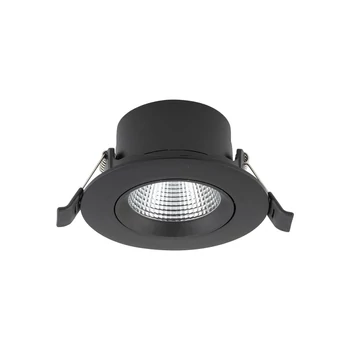 Nowodvorski EGINA besüllyeszthető szpotlámpa műanyag, fekete, LED, 3000K, 10W, 650lm - TL-10553