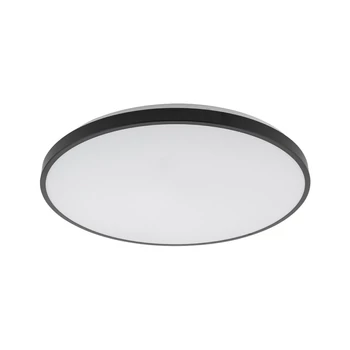 Nowodvorski AGNES ROUND fürdőszobai mennyezet lámpa fém, műanyag, fekete, fehér, LED, 32W, 4000K, 2700Lm, IP44 - 10974