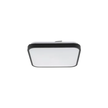 Nowodvorski AGNES SQUARE fürdőszobai mennyezet lámpa fém, műanyag, fekete, fehér, LED, 16W, 3000K, 1200Lm, IP44 - 10983