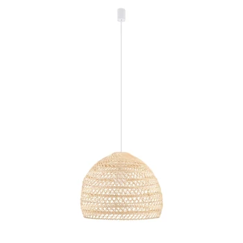 Nowodvorski BOHO függeszték rattan,fehér, barna,E27 - TL-11151