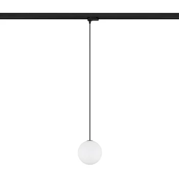Nowodvorski SNOWBALL lámpafej 3 fázisú sínrendszerhez fém, üveg, műanyag, fekete, fehér, G9 - 11295