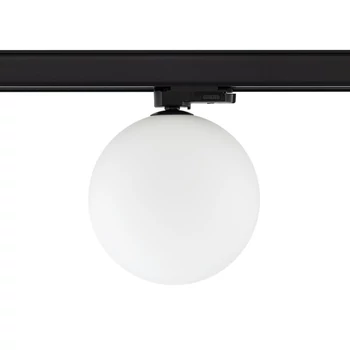 Nowodvorski SNOWBALL lámpafej 3 fázisú sínrendszerhez fém, üveg, műanyag, fekete, fehér, G9 - 11296