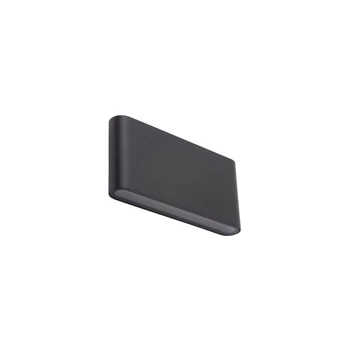 Nowodvorski SEMI kültéri fali lámpa fém, üveg, fekete, LED, 10W, 3000K, 500Lm, IP54 - 11364