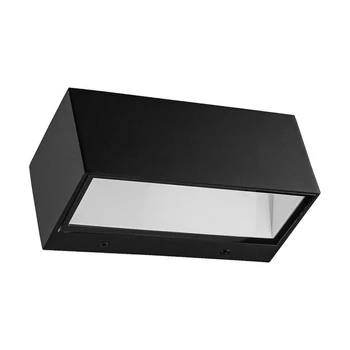 Prezent TANUK kültéri fali lámpa fém, műanyag, fekete, fehér, LED, 9W, 4000K, 820 Lm, IP54 - 31313