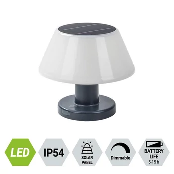 Prezent TAKER kültéri solar dekor lámpa műanyag, fekete, LED, 4W, 4000K, 200 Lm, IP64 - 65290