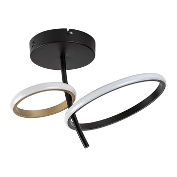 Rabalux EMILION mennyezet lámpa fém, műanyag, fekete, fehér, LED, 24W, 1450lm, 4000K - 71296