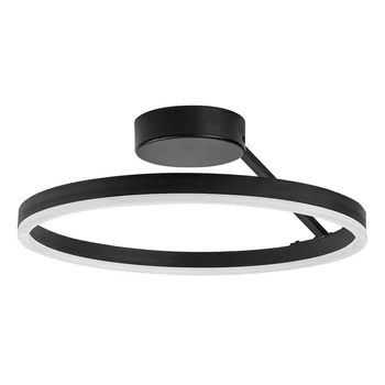 Rabalux ISAURE mennyezet lámpa fém, akril, fekete, fehér, LED, 24W, 1600lm, 3000K-4000K-6500K - 71302