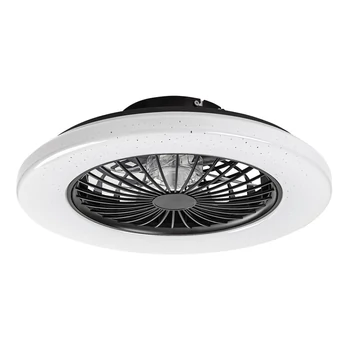 Rabalux DALFON2 mennyezeti ventilátoros lámpa fém, műanyag, fekete, fehér, LED, 48W, 1900lm, 3000K-6500K - 71329