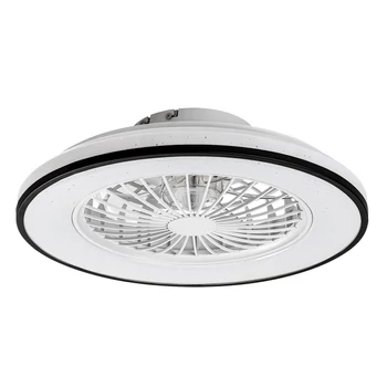 Rabalux DALFON2 mennyezeti ventilátoros lámpa fém, műanyag, fekete, fehér, LED, 48W, 2800lm, 3000K-6500K - 71331