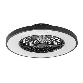 Rabalux DALFON2 mennyezeti ventilátoros lámpa fém, műanyag, fekete, fehér, LED, 72W, 2100lm, 3000K-6500K - 71334